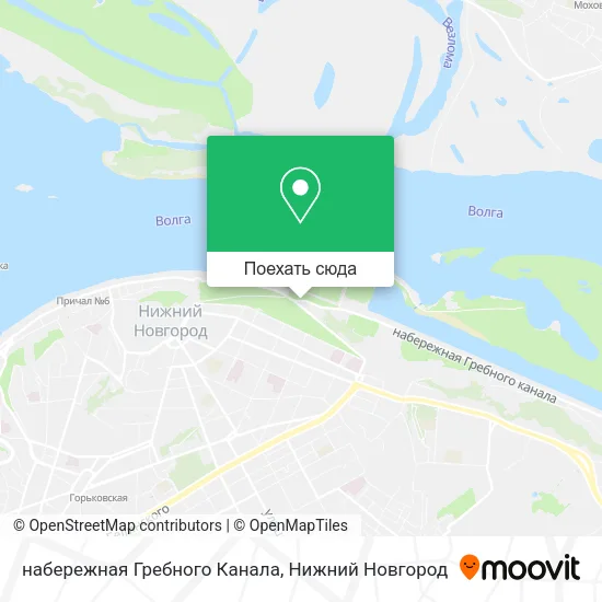 Карта набережная Гребного Канала