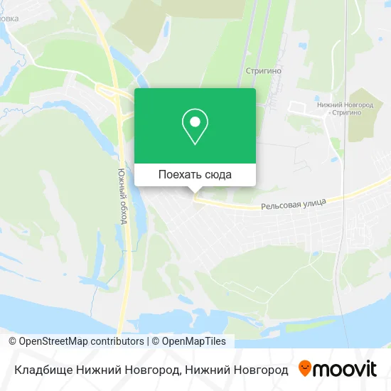 Карта Кладбище Нижний Новгород