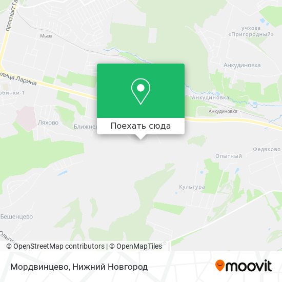 Карта Мордвинцево