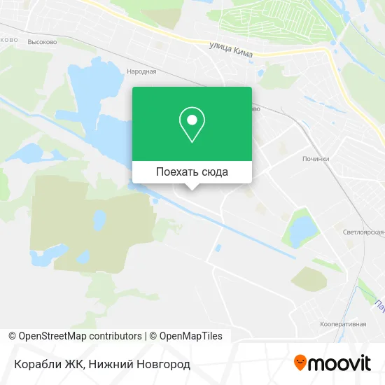 Карта Корабли ЖК