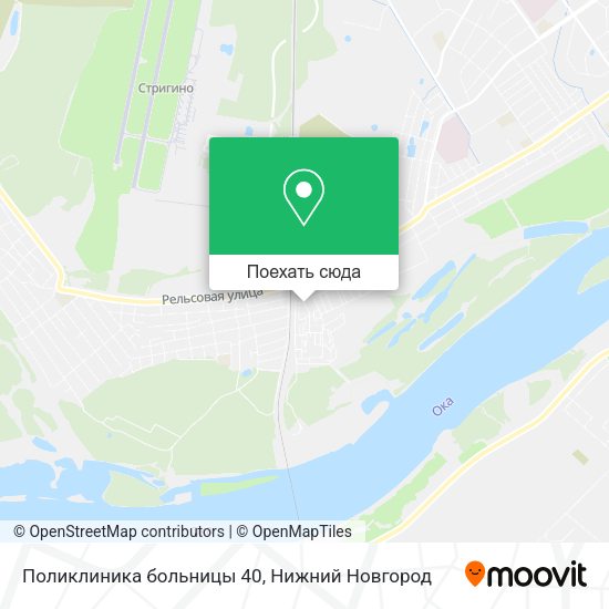 Карта Поликлиника больницы 40