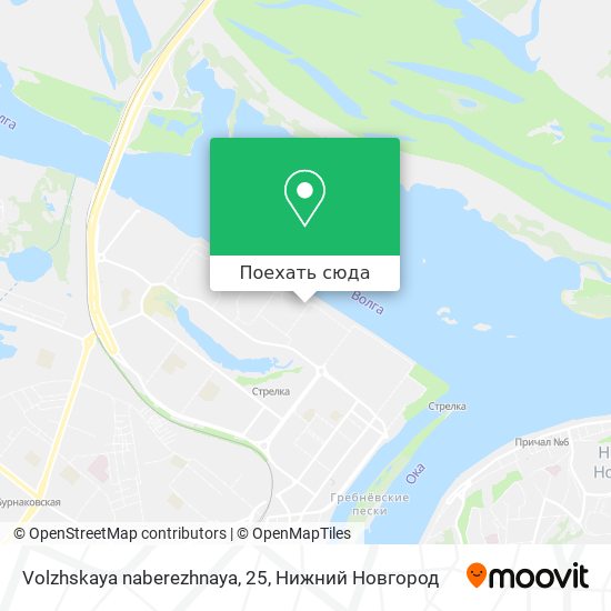 Карта Volzhskaya naberezhnaya, 25
