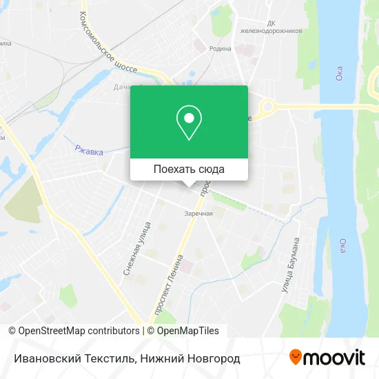 Карта Ивановский Текстиль