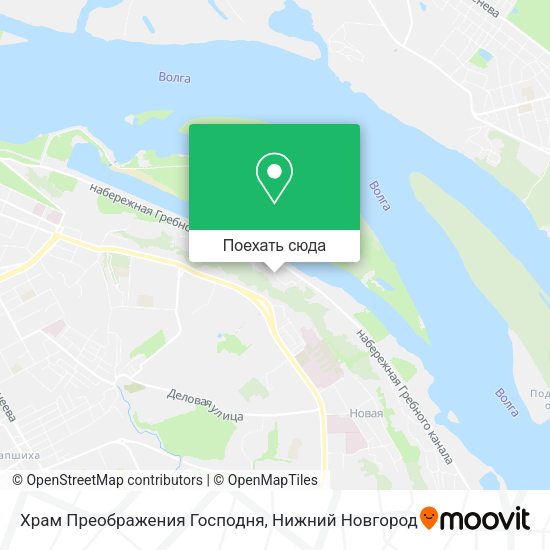 Карта Храм Преображения Господня