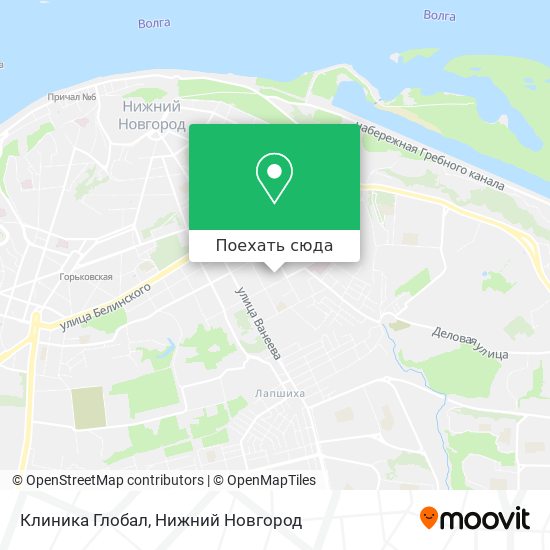 Карта Клиника Глобал