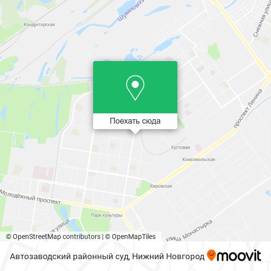Карта Автозаводский районный суд