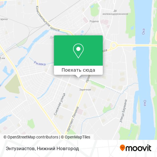 Карта Энтузиастов