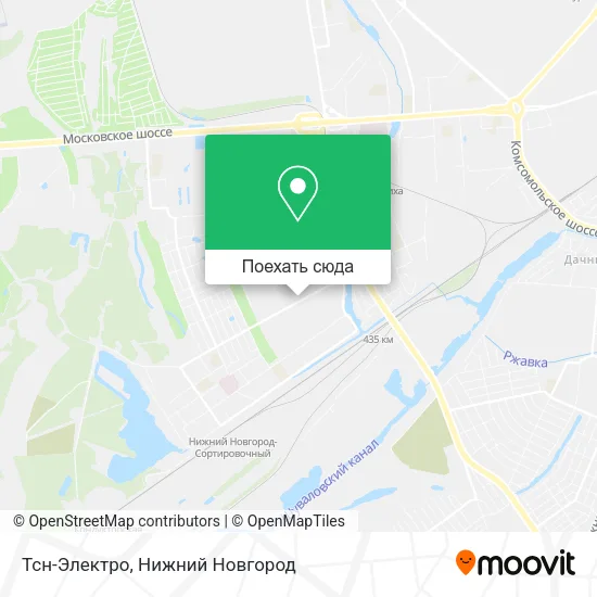 Карта Тсн-Электро