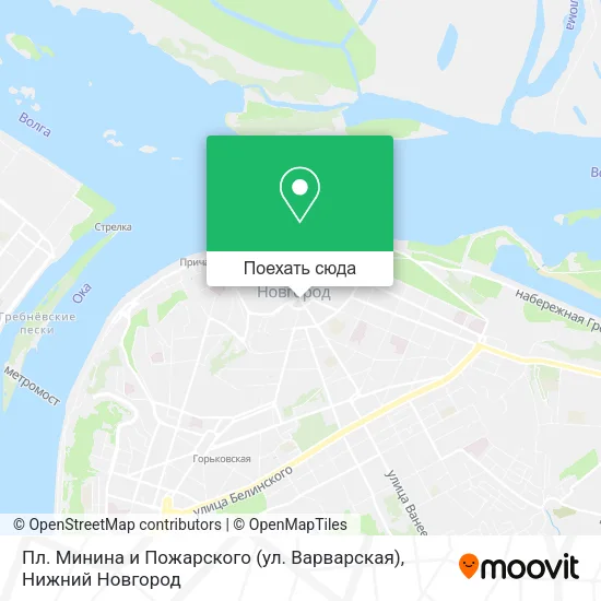 Карта Пл. Минина и Пожарского (ул. Варварская)
