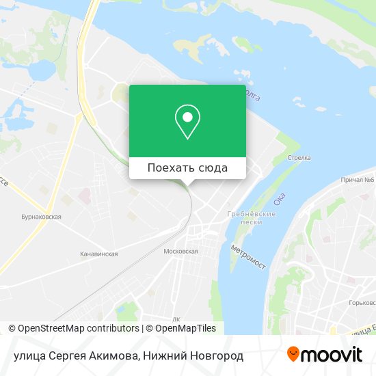 Карта улица Сергея Акимова