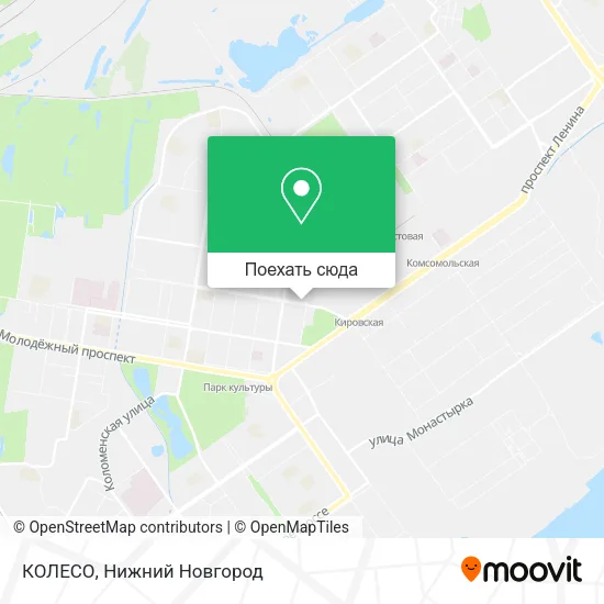 Карта КОЛЕСО