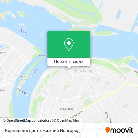 Карта Корниловъ центр