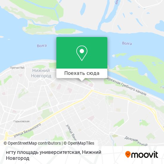 Карта нгту площадь университетская