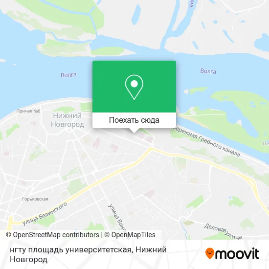 Карта нгту площадь университетская