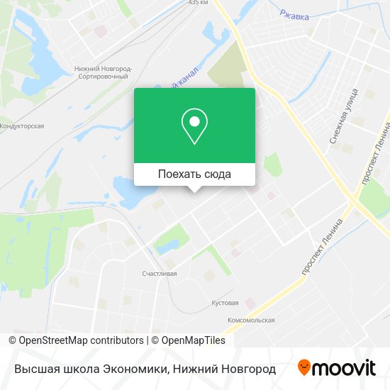 Карта Высшая школа Экономики