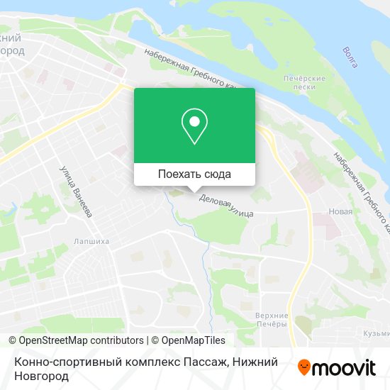 Карта Конно-спортивный комплекс Пассаж