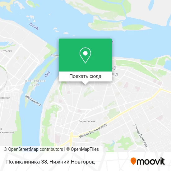 Карта Поликлиника 38