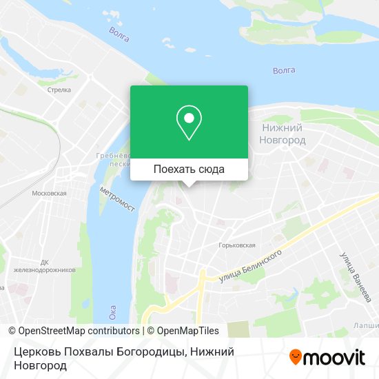 Карта Церковь Похвалы Богородицы