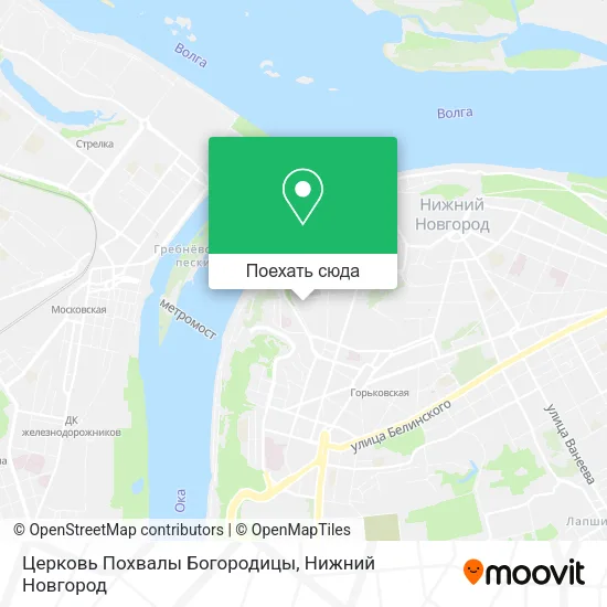 Карта Церковь Похвалы Богородицы