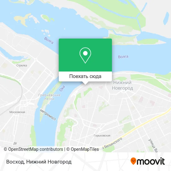 Карта Восход