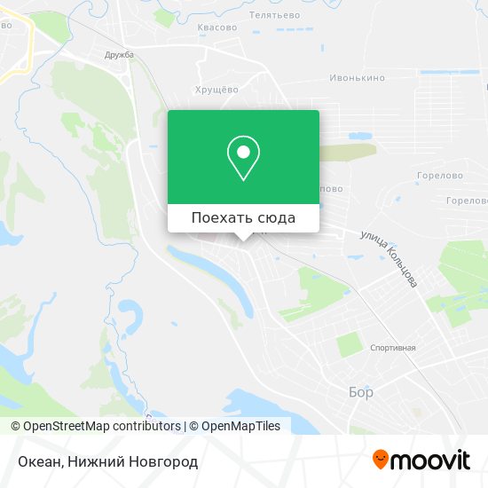 Карта Океан