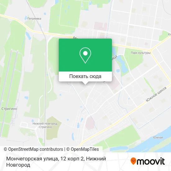 Карта Мончегорская улица, 12 корп 2