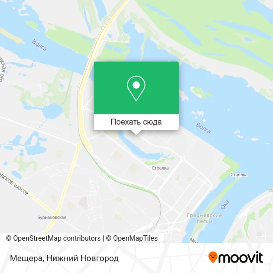 Карта Мещера