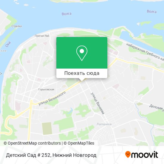 Карта Детский Сад # 252