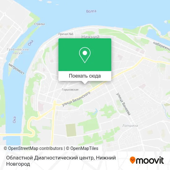 Карта Областной Диагностический центр