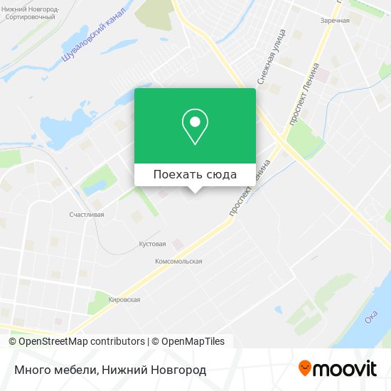 Карта Много мебели