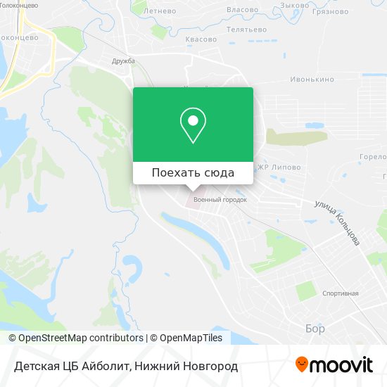 Карта Детская ЦБ Айболит
