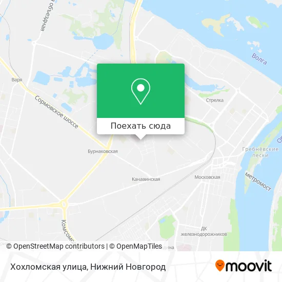 Карта Хохломская улица