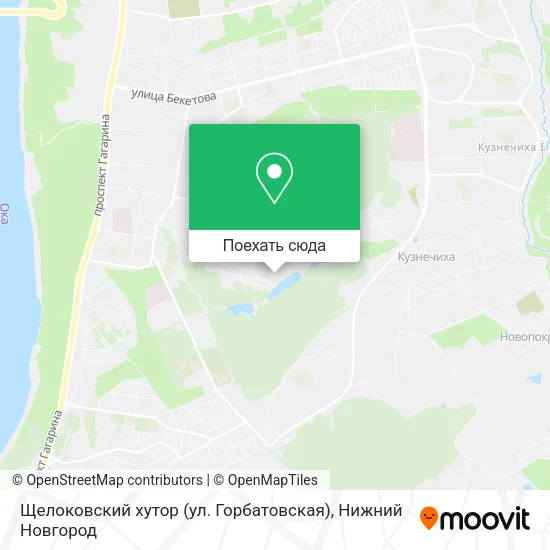 Карта Щелоковский хутор (ул. Горбатовская)