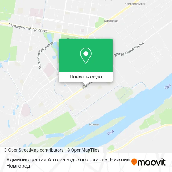 Карта Администрация Автозаводского района