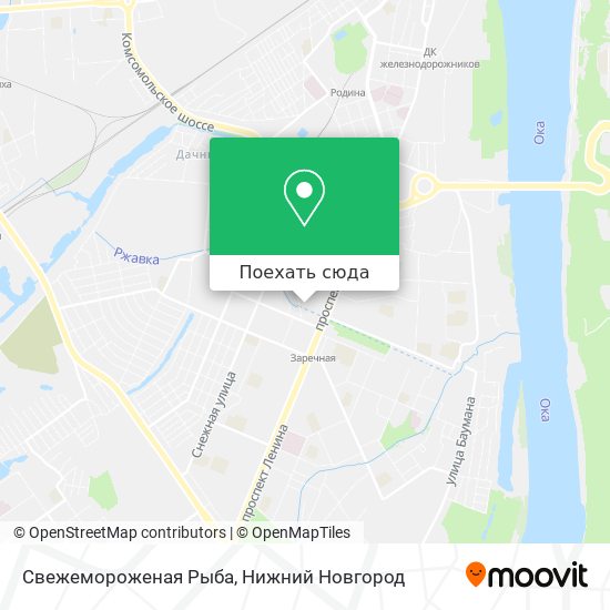 Карта Свежемороженая Рыба