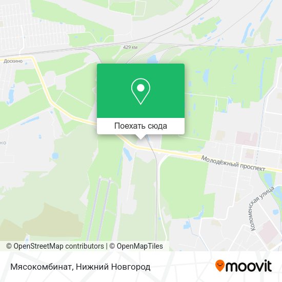 Карта Мясокомбинат