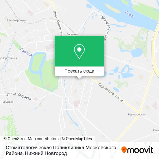 Карта Стоматологическая Поликлиника Московского Района