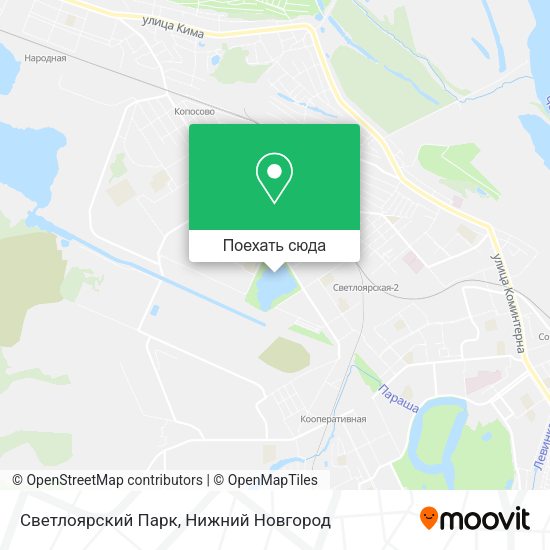 Карта Светлоярский Парк