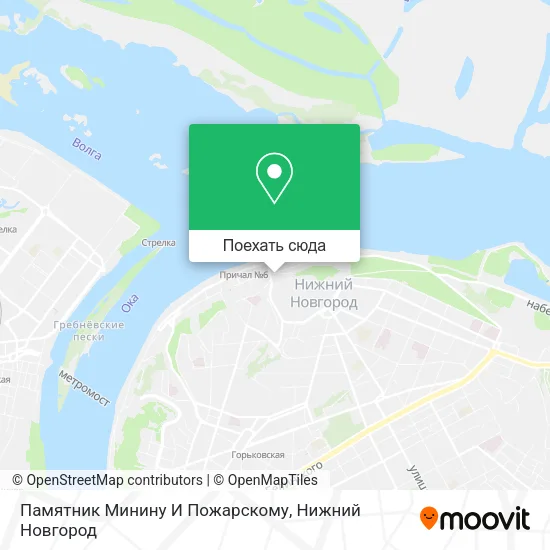 Карта Памятник Минину И Пожарскому