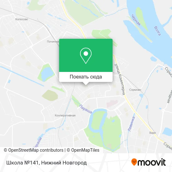 Карта Школа №141
