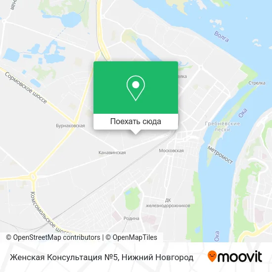 Карта Женская Консультация №5
