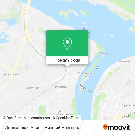 Карта Должанская Улица