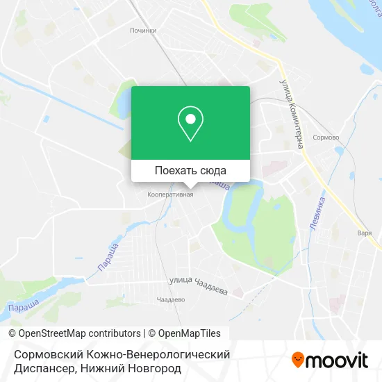 Карта Сормовский Кожно-Венерологический Диспансер