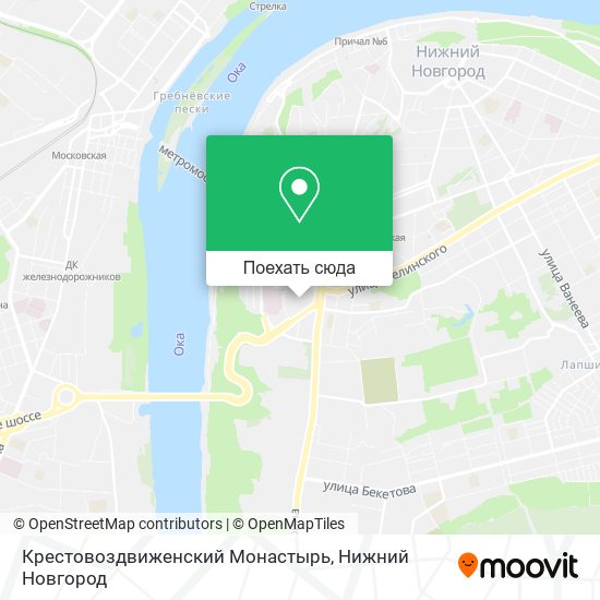 Карта Крестовоздвиженский Монастырь