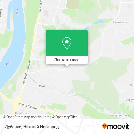 Карта Дубёнки