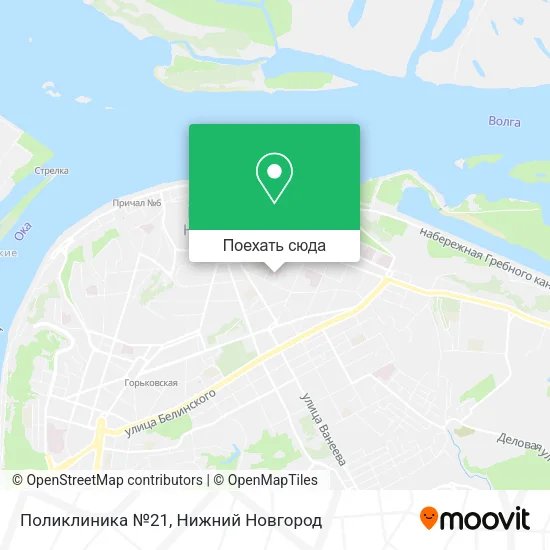 Карта Поликлиника №21