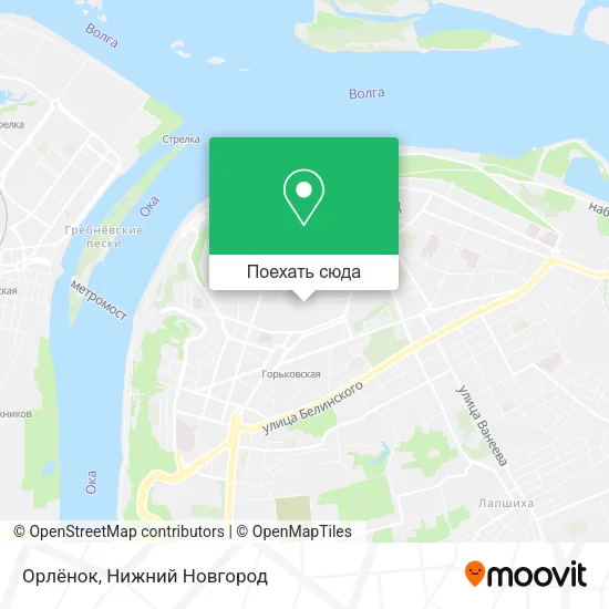 Карта Орлёнок
