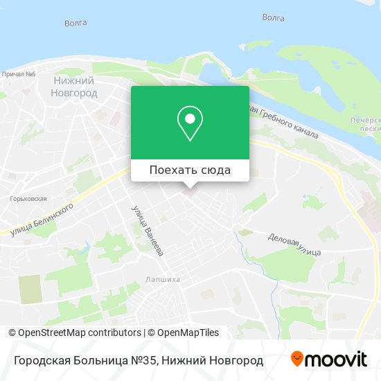 Карта Городская Больница №35