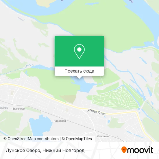 Карта Лунское Озеро