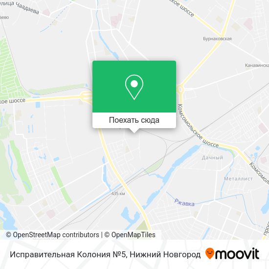 Карта Исправительная Колония №5